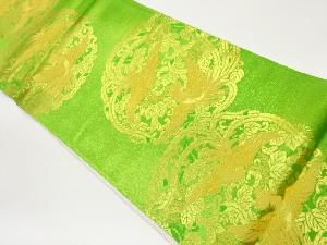 鳳凰に桐唐草模様織出しリバーシブル袋帯